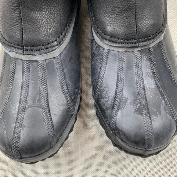 London Fog Mens Rye Duck Boot Mens Shoes Black 9M main image 6